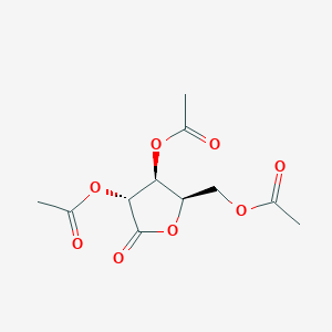 molecular formula C11H14O8 B3043223 D-Xylonic acid, |A-lactone, 2,3,5-triacetate CAS No. 79580-60-2