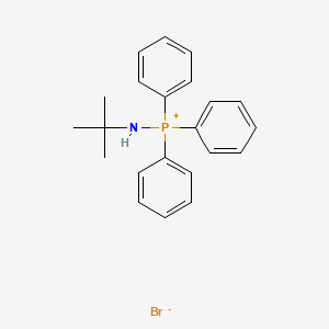 molecular formula C22H25BrNP B3043227 (Tert-butylamino)(triphenyl)phosphonium bromide CAS No. 799-51-9