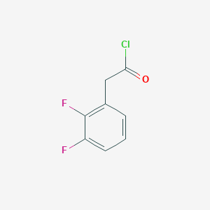 molecular formula C8H5ClF2O B3043233 (2,3-二氟苯基)乙酰氯 CAS No. 808144-32-3