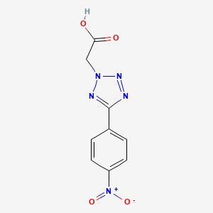 molecular formula C9H7N5O4 B3043246 5-(4-硝基苯基)-2H-四唑-2-乙酸 CAS No. 81595-06-4