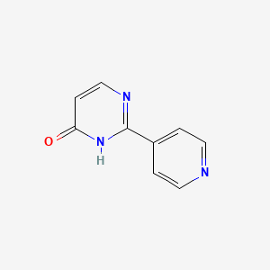 molecular formula C9H7N3O B3043250 (pyridin-4-yl)-3H-pyrimidin-4-one CAS No. 81664-94-0
