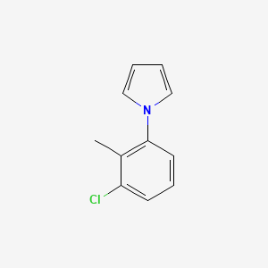 molecular formula C11H10ClN B3043273 1-(3-chloro-2-methylphenyl)-1H-pyrrole CAS No. 83140-95-8