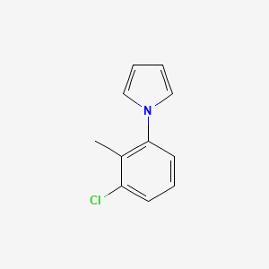 molecular formula C11H10ClN B3043273 1-(3-氯-2-甲基苯基)-1H-吡咯 CAS No. 83140-95-8