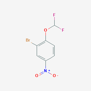 Benzene, 2-bromo-1-(difluoromethoxy)-4-nitro-