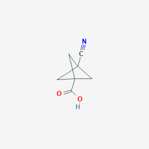 3-Cyanobicyclo[1.1.1]pentane-1-carboxylic acid