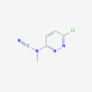 [(6-Chloropyridazin-3-yl)(methyl)amino]methanenitrile