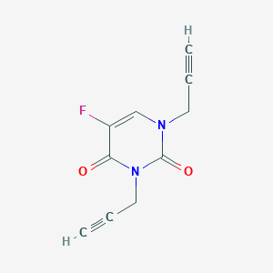 molecular formula C10H7FN2O2 B3043282 5-fluoro-1,3-di(prop-2-yn-1-yl)pyrimidine-2,4(1H,3H)-dione CAS No. 83472-55-3