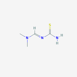 molecular formula C4H9N3S B3043284 N-[(E)-(dimethylamino)methylidene]thiourea CAS No. 83490-20-4