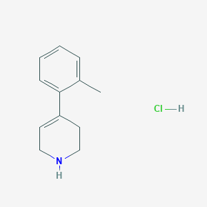 molecular formula C12H16ClN B3043289 4-(2-Methylphenyl)-1,2,3,6-tetrahydropyridine hydrochloride CAS No. 83674-77-5