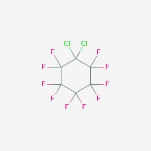 molecular formula C6Cl2F10 B3043293 1,1-Dichloroperfluorocyclohexane CAS No. 839-08-7