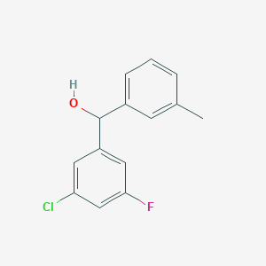 3-Chloro-5-fluoro-3'-methylbenzhydrol
