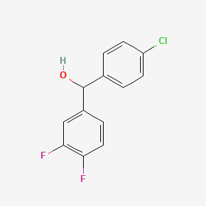 (4-Chlorophenyl)(3,4-difluorophenyl)methanol