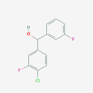 molecular formula C13H9ClF2O B3043314 4-Chloro-3,3'-difluorobenzhydrol CAS No. 844683-62-1