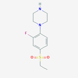 1-[4-(Ethylsulphonyl)-2-fluorophenyl]piperazine