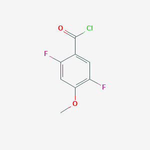 molecular formula C8H5ClF2O2 B3043362 2,5-Difluoro-4-methoxybenzoyl chloride CAS No. 849632-70-8