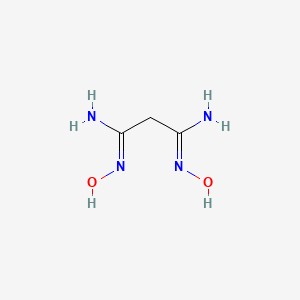 molecular formula C3H8N4O2 B3043363 n'1,n'3-Dihydroxypropanediimidamide CAS No. 849833-57-4