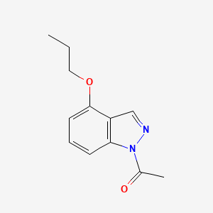 molecular formula C12H14N2O2 B3043368 1-(4-Propoxy-1H-indazol-1-yl)ethanone CAS No. 850363-65-4