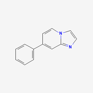 molecular formula C13H10N2 B3043370 7-Phenylimidazo[1,2-a]pyridine CAS No. 85102-27-8