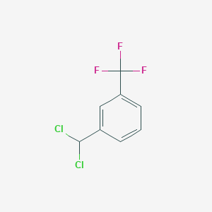 molecular formula C8H5Cl2F3 B3043378 1-(Dichloromethyl)-3-(trifluoromethyl)benzene CAS No. 85301-66-2