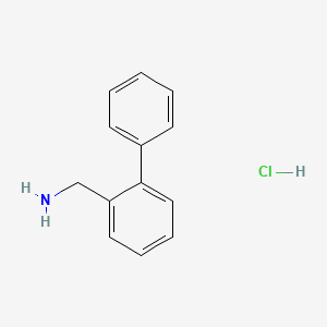 molecular formula C13H14ClN B3043381 2-苯基苄胺盐酸盐 CAS No. 854207-87-7