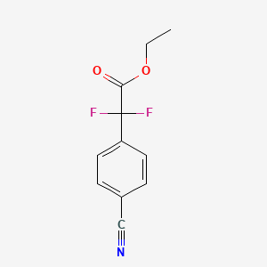 Ethyl 2-(4-cyanophenyl)-2,2-difluoroacetate