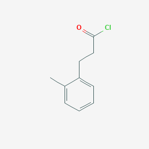 molecular formula C10H11ClO B3043400 3-(2-Methylphenyl)propanoyl chloride CAS No. 85829-29-4