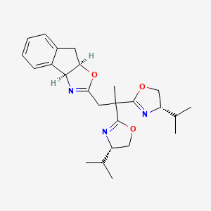 (3aS,8aR)-2-[2,2-Bis[(S)-4-isopropyl-4,5-dihydro-2-oxazolyl]propyl]-8,8a-dihydro-3aH-indeno[1,2-d]oxazole