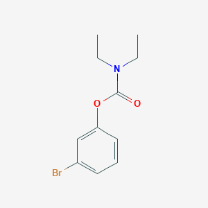 molecular formula C11H14BrNO2 B3043420 3-溴苯基二乙基氨基甲酸酯 CAS No. 863870-72-8