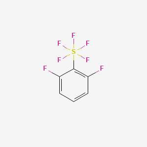 molecular formula C6H3F7S B3043422 2,6-Difluorophenylsulfur pentafluoride CAS No. 864230-03-5