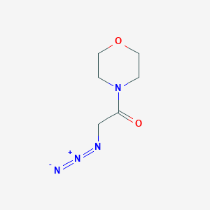molecular formula C6H10N4O2 B3043428 4-(叠氮乙酰)吗啉 CAS No. 864528-04-1