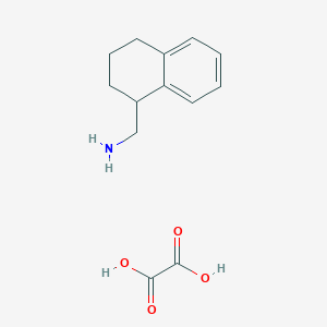 molecular formula C13H17NO4 B3043432 (1,2,3,4-Tetrahydronaphthalen-1-YL)methanamine oxalate CAS No. 864962-08-3