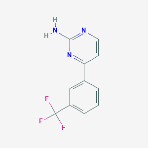 4-[3-(Trifluoromethyl)phenyl]pyrimidin-2-amine