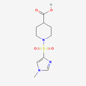1-[(1-Methyl-1H-imidazol-4-yl)sulfonyl]piperidine-4-carboxylic acid