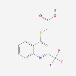 {[2-(Trifluoromethyl)quinolin-4-yl]thio}acetic acid