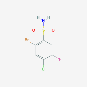2-Bromo-4-chloro-5-fluorobenzenesulfonamide