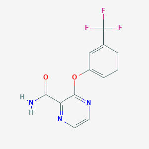 3-[3-(Trifluoromethyl)phenoxy]pyrazine-2-carboxamide