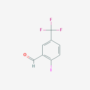 molecular formula C8H4F3IO B3043493 2-Iodo-5-(trifluoromethyl)benzaldehyde CAS No. 875446-23-4