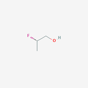 molecular formula C3H7FO B3043498 (2S)-2-氟丙醇 CAS No. 877822-87-2