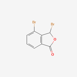 molecular formula C8H4Br2O2 B3043504 3,4-Dibromoisobenzofuran-1(3H)-one CAS No. 879627-88-0