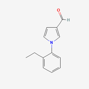 molecular formula C13H13NO B3043509 1-(2-乙基苯基)-1H-吡咯-3-甲醛 CAS No. 881040-90-0