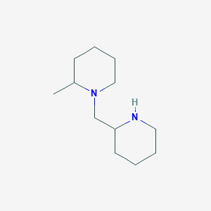 molecular formula C12H24N2 B3043511 2-Methyl-1-(piperidin-2-ylmethyl)piperidine CAS No. 881041-21-0