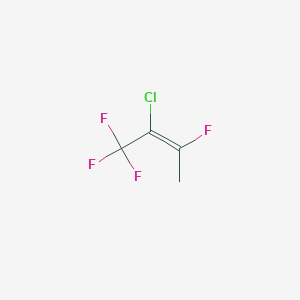 molecular formula C4H3ClF4 B3043530 2-Chloro-1,1,1,3-tetrafluorobut-2-ene CAS No. 885276-06-2