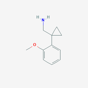 [1-(2-Methoxyphenyl)cyclopropyl]methanamine