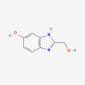molecular formula C8H8N2O2 B3043554 5-Hydroxy-2-(hydroxymethyl)benzimidazole CAS No. 886493-60-3