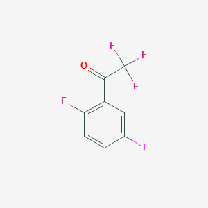 molecular formula C8H3F4IO B3043558 5'-Iodo-2',2,2,2-tetrafluoroacetophenone CAS No. 886502-65-4