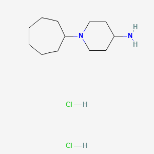 1-Cycloheptyl-piperidin-4-ylamine dihydrochloride