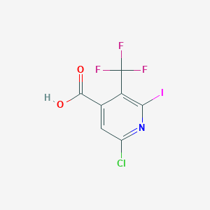 2-Chloro-6-iodo-5-(trifluoromethyl)isonicotinic acid