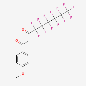 4,4,5,5,6,6,7,7,8,8,9,9,9-Tridecafluoro-1-(4-methoxyphenyl)nonane-1,3-dione