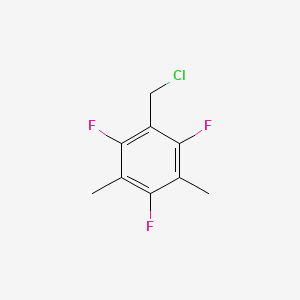molecular formula C9H8ClF3 B3043573 1-(Chloromethyl)-2,4,6-trifluoro-3,5-dimethylbenzene CAS No. 886762-26-1