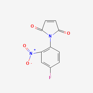 molecular formula C10H5FN2O4 B3043580 1-(4-fluoro-2-nitrophenyl)-1H-pyrrole-2,5-dione CAS No. 886762-36-3